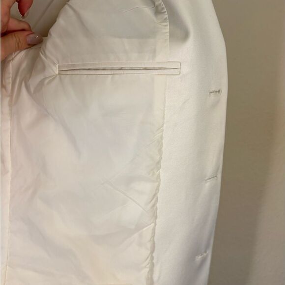 Marcozzi White Official Blazer Made in U.S Size 41L - Picture 7 of 9